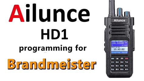 In this video I am walking through how to upgrade the firmware on the Ailunce. . Ailunce hd1 codeplug